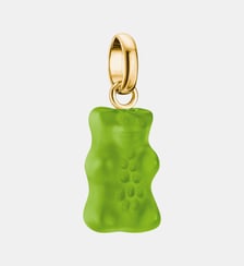 Pendentif Charm Ours d'Or en vert Connect Thomas Sabo
