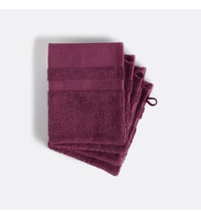 Lot de 4 gants de toilette en coton peigné 600g/m2 La Redoute Interieurs