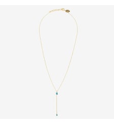 Collier cravate courte venus turquoise Caroline Najman