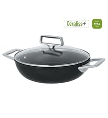 Sauteuse en aluminium Ø28 cm à 2 anses - Revêtement céramique Ceraliss+ Cristel