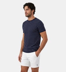 T-shirt en maille à fines rayures Ron Dorff