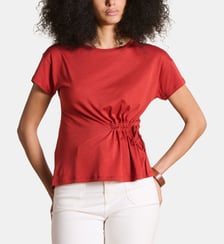 T-shirt fluide en lyocell et coton La Fée Maraboutée