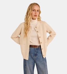 Veste À Manches Longues En Laine Mélangée Alexiane Maison 123