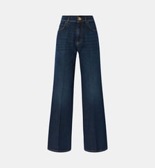 Jean wide leg à pli marqué Pinko