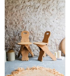 Paire de chaises en bois Claude N°362- Produit chiné Debongout