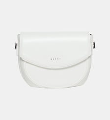 Smile Bag en tissu enduit avec bandoulière Marni