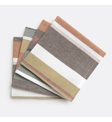 Serviettes de table coton lavé tissé-teint La Redoute Interieurs