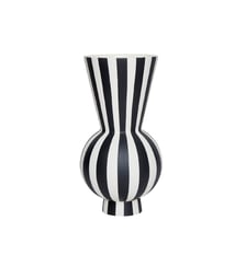 Vase en grès à rayures OYOY