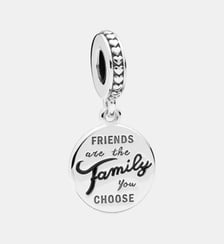 Charm Pendant Famille de Cœur en Argent Pandora
