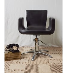 Fauteuil de coiffeur en cuir Jakob N°748- Produit chiné Debongout