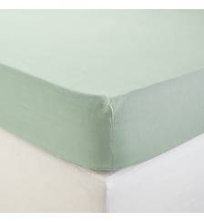 Drap Housse  Lin lavé légèrement froissé Madura