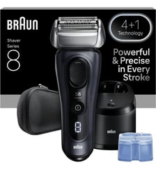Rasoir électrique Series 8 8663cc Clean&Charge Braun