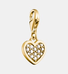 Charm cœur avec zirconia blanc Thomas Sabo