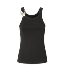 Ribbed tank top with buckle reimagine pinko x patrick mcdowell Pinko