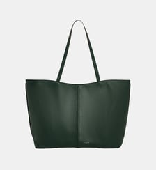 Sac cabas grand modèle Hortense en cuir grainé double face Le Tanneur