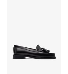 Berkeley - Mocassins En Cuir Brossé Noir Parallèle