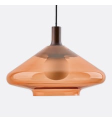 Suspension en verre coloré, diamètre 37,8 cm La Redoute Interieurs