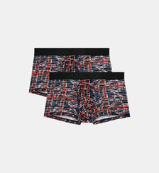 Lot de 2 boxers forme trunk en microfibre Hom