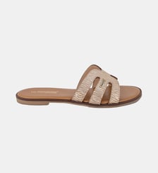 Mules plates en cuir HAMIGA Les Tropeziennes par M. Belarbi