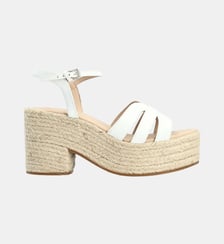 Sandale corde eleonore - cuir lisse Colisée Paris