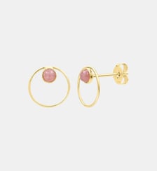 Boucles d'oreilles dorées - sunlight Caroline Najman