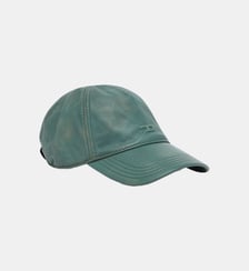 Casquette de baseball en cuir traité Diesel