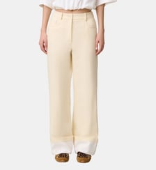 Pantalon coton droit élégant Claudie Pierlot