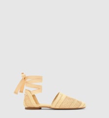 Espadrilles plates en raphia naturel GOLDIE Castaner