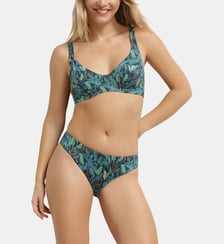 Haut de maillot de bain foulard avec armatures Tropical Dim
