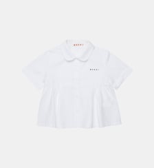 Chemise à manches courtes avec logo Marni