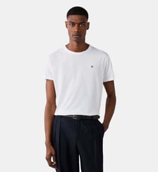T-Shirt Coupe Regular Avec Logo Hackett London