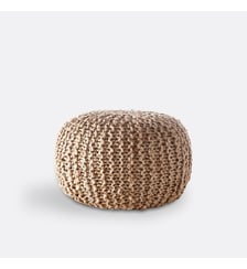 Pouf rond en jute tressé BISHO La Redoute Interieurs