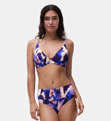 Haut de maillot de bain mono-armature plongeant bretelles multipositions Chantelle