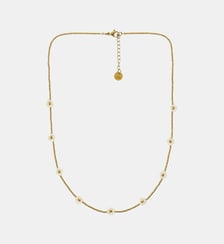 Collier  Prairie avec fleurs à perles Miyuki Les Cléias