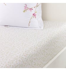 Drap housse en percale de coton Yves Delorme