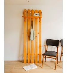 Porte-manteau mural en bois Max N°455- Produit chiné Debongout