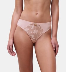 Tanga broderie florale Chantelle