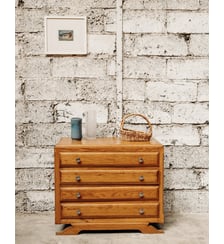 Commode en bois clair Garance N°113- Produit chiné Debongout
