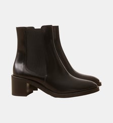 Bottines à talons en cuir glacé Numéro 289 Rivecour