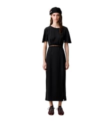 Robe satinée dentelle dos nu Claudie Pierlot
