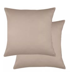 Lot de 2 taies satin de coton 120 fils Ava uni Garnier Thiebaut