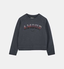 Sweat-shirt en molleton Zadig&Voltaire Kids