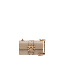 Sac à bandoulière mini love bag one en cuir avec boucle bijou Pinko