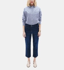 Pantalon pacome - Motif uni - Coton - Coupe regular Caroll