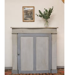 Grand buffet en bois peint Gilbert N°871- Produit chiné Debongout