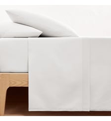 Drap plat uni en coton biologique La Redoute Interieurs
