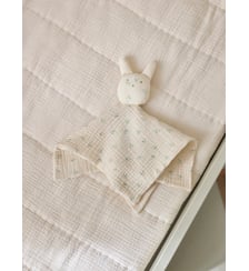 Doudou lapin gaze de coton biologique Cyrillus