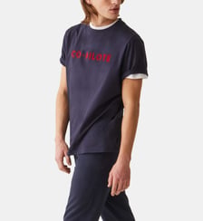 T-shirt col rond en coton Le Slip Francais