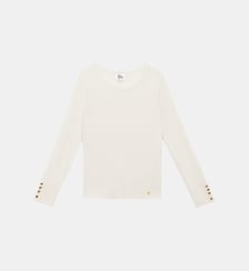 Pull col rond uni MOARA La Petite Etoile