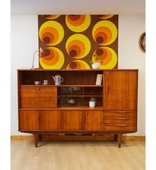 Enfilade haute scandinave en teck  Margaret N°764- Produit chiné Debongout